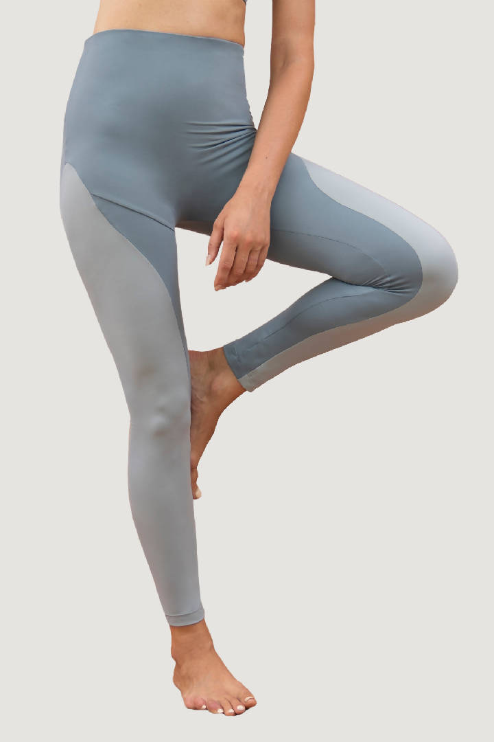 1 People - Munich - PYRATEX® Organic Cotton Leggings - Green Ash