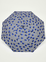 Polkastripe Eco-Friendly Umbrella.