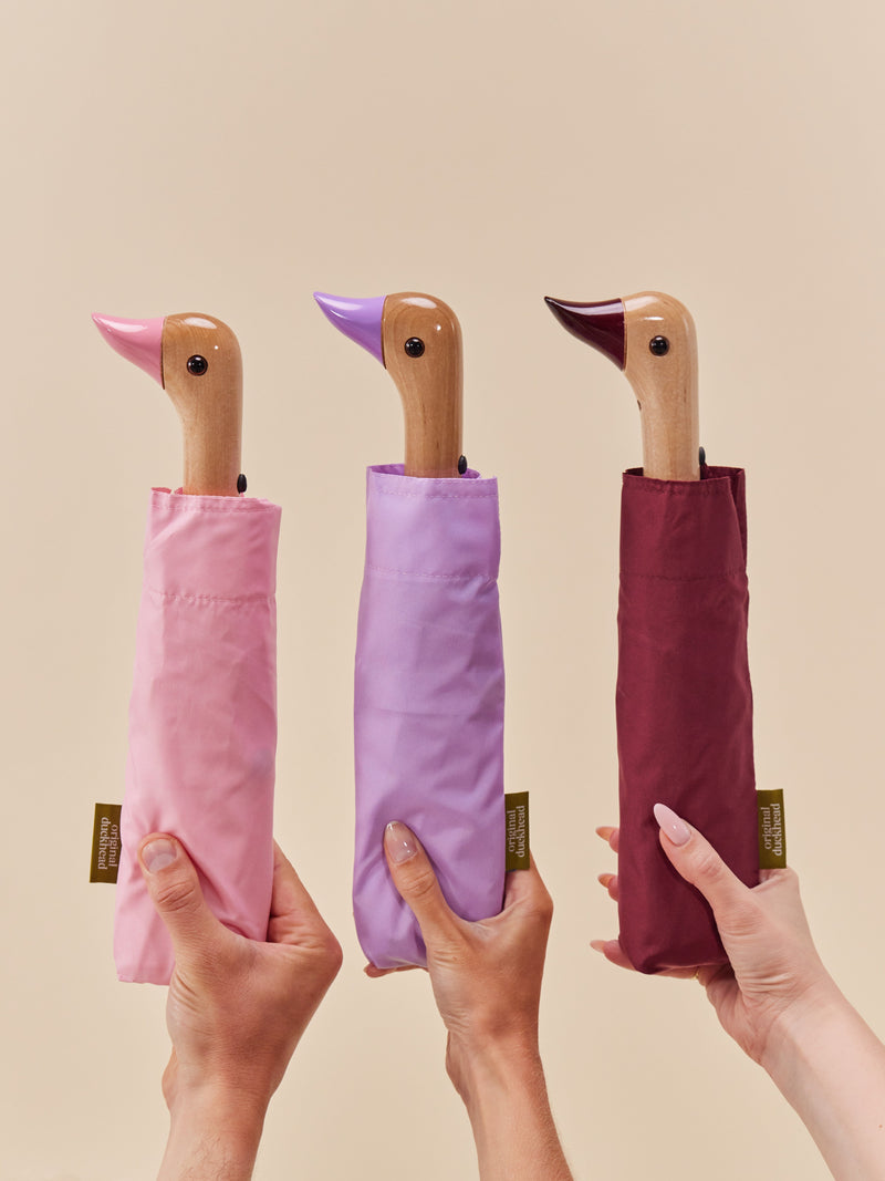 Cherry Eco-Friendly Compact Duck Umbrella