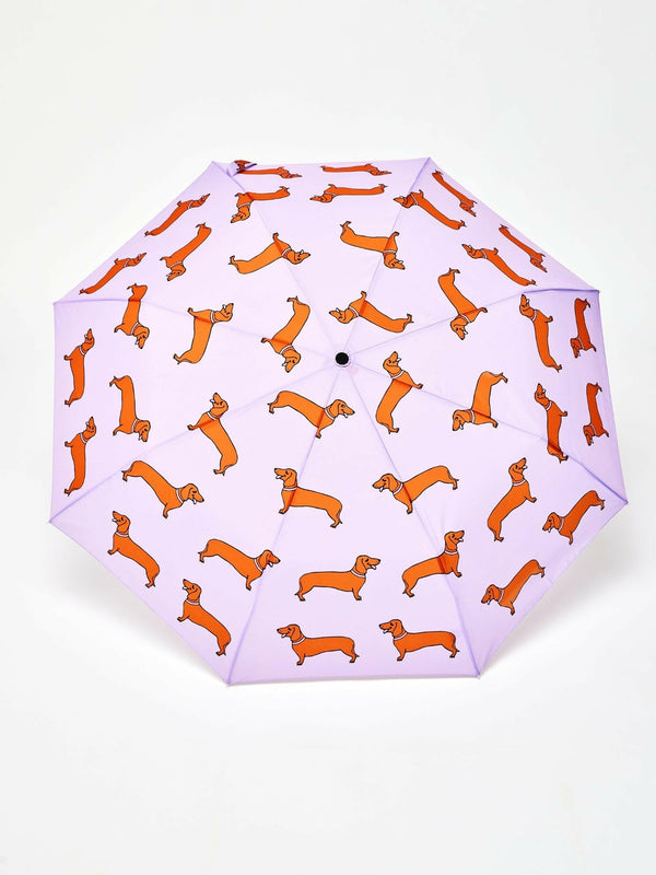 Dachshund Lilac Eco-friendly Umbrella.