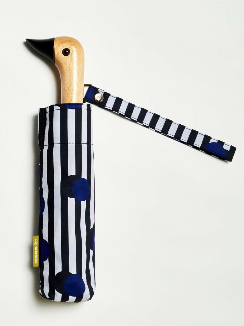 Polkastripe Eco-Friendly Umbrella.