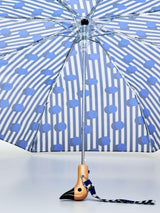 Polkastripe Eco-Friendly Umbrella.