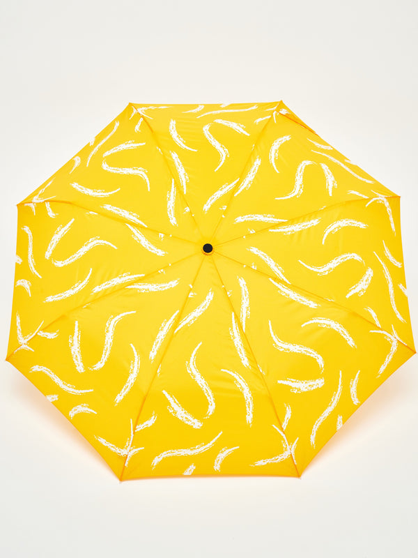 Saffron Brush Eco-Friendly Compact Duck Umbrella