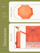 Peach Compact Duck Umbrella.