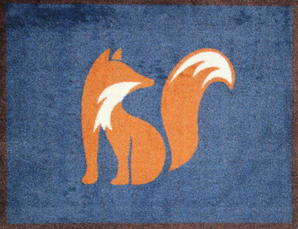 Midnight Fox - Sustainable Recycled Washable Eco Doormat (64x83cm)