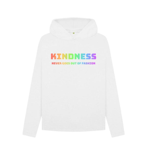 Ladies Eco & Vegan Friendly 100% Organic Cotton Hoodie - Kindness