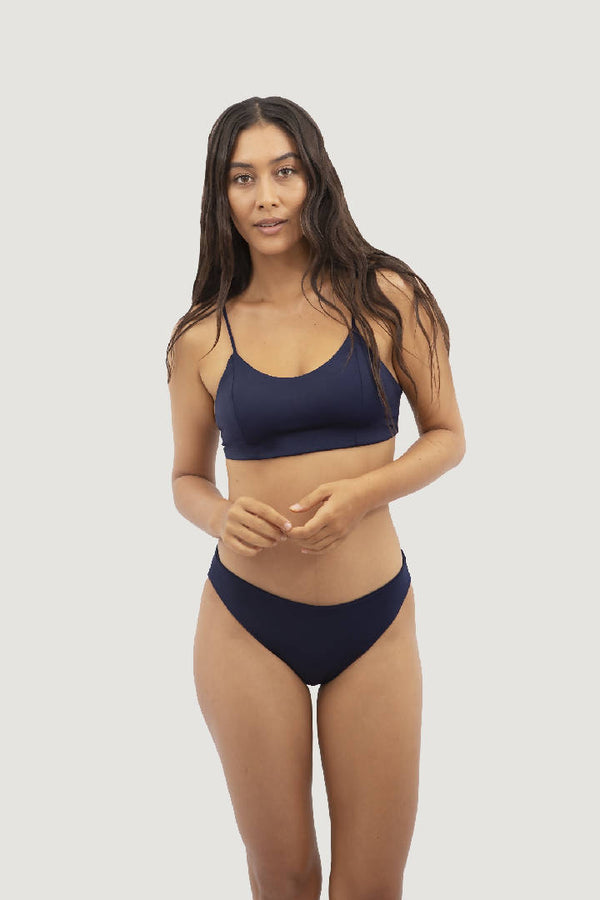 Canggu Low Waist Bikini in Deep Sea Blue