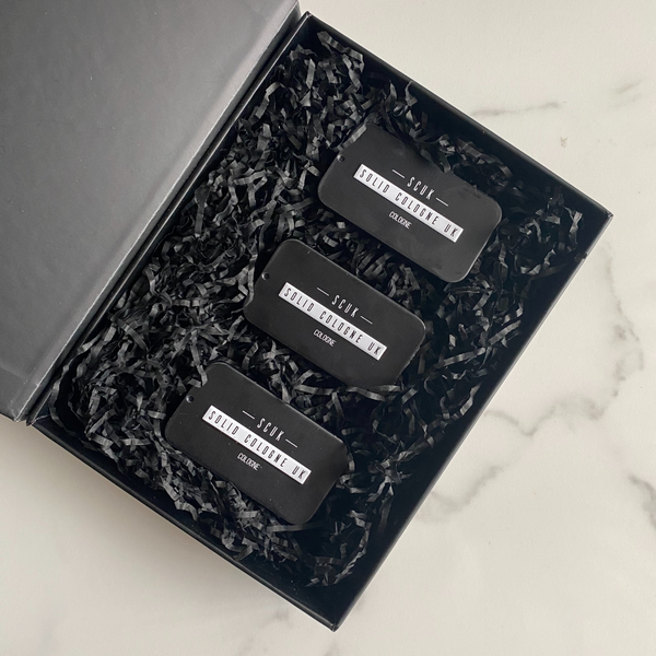 Solid Cologne Gift Set - The All Black Collection