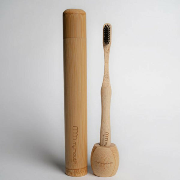 Bamboo Toothbrush Case