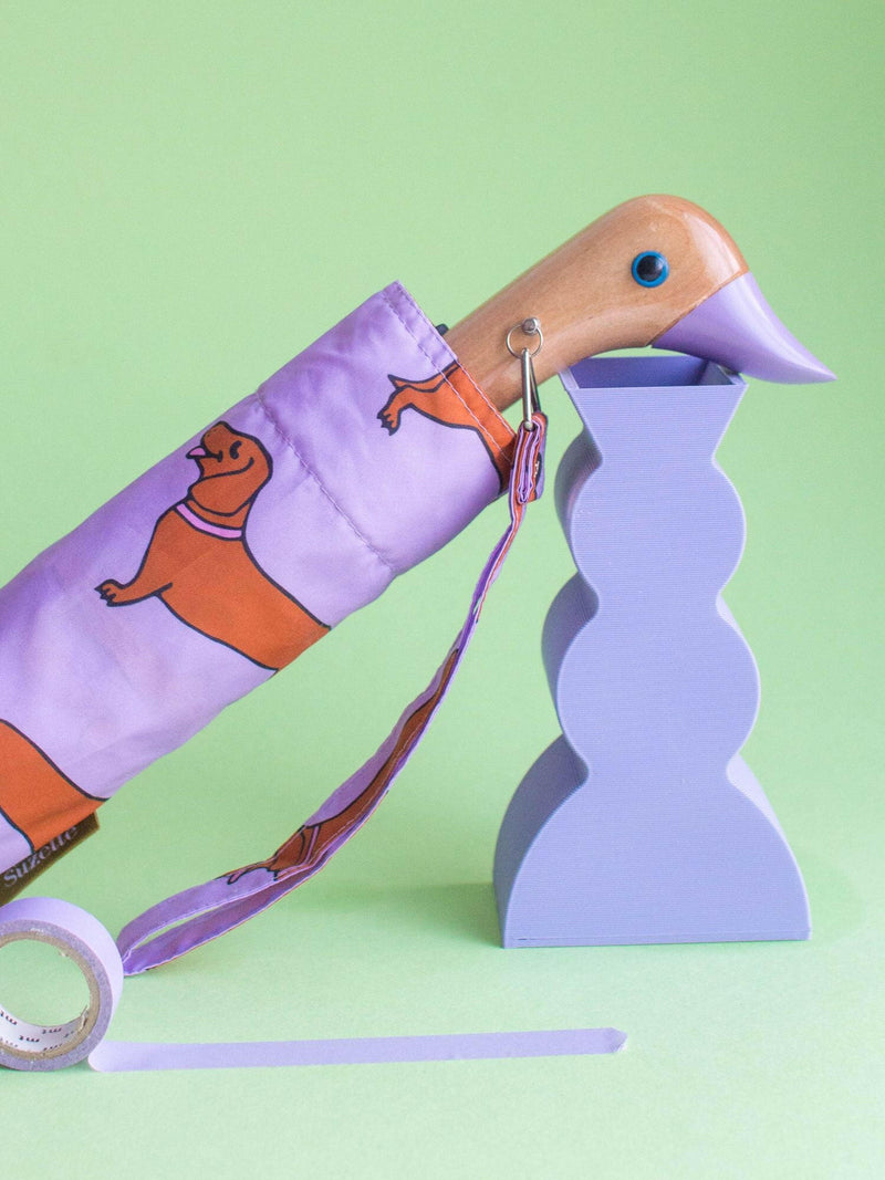 Dachshund Lilac Eco-friendly Umbrella.