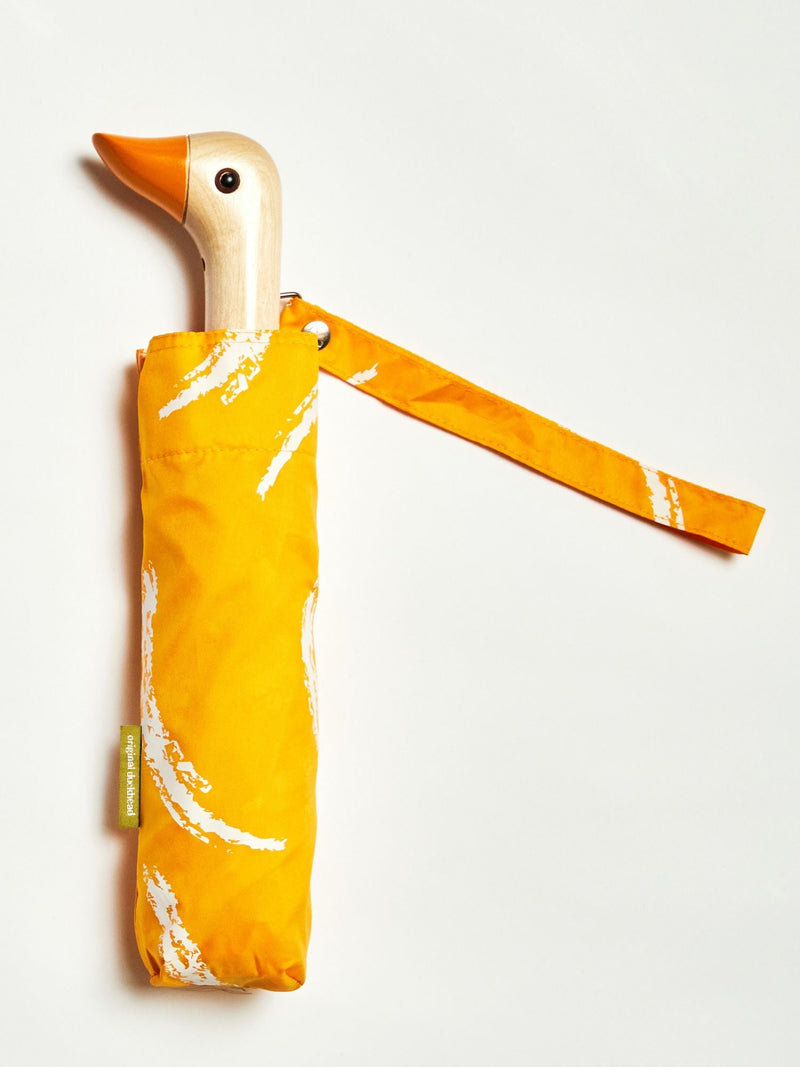 Saffron Brush Eco-Friendly Compact Duck Umbrella